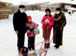 Санки в подарок