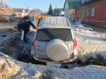 В центре Бугуруслана столкнулись иномарки