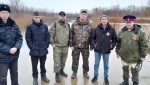 Журналисты газеты из Первомайского района дежурят на затопленном мосту