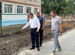 Дмитрий Дьяченко проинспектировал несколько строящихся объектов в Бугуруслане