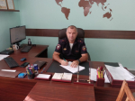 Начальник ГИБДД МО МВД России «Бугурусланский» майор полиции Виктор Чернов поздравляет детей и их родителей с началом нового учебного года