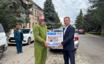 Жители Бугуруслана передали гуманитарную помощь бойцу СВО