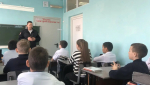 В школе Бугурусланского района прошел профилактический урок «Безопасность на зимней дороге»