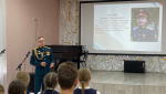 Уроженец Бугуруслана рассказал школьникам о службе военного дирижера